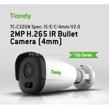 Cámara CCTV tipo bala Tiandy TC-C34GN de ​​4MP con POE